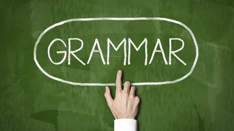 Penggunaan grammar yang salah